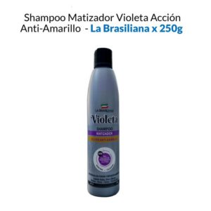 Shampoo Matizador Violeta Acción Anti-Amarillo - La Brasiliana x 250g