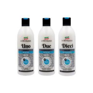 Kit La Brasiliana Post Alisado Shampoo Acondicionador Máscara DIECI
