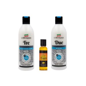 Pack La Brasiliana Shampoo TRE Acondicionador Aceite de Argan