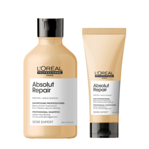 Set Shampoo Loreal Professionnel Absolut Repair 300ml R + Acondicionador Loreal Professionnel Absolut Repair  200ml