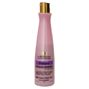 SHAMPOO CÉLULAS MADRE 335ml. Cabellos Maltratados o Tratados Químicamente - Línea Premium (LA BRASILIANA)