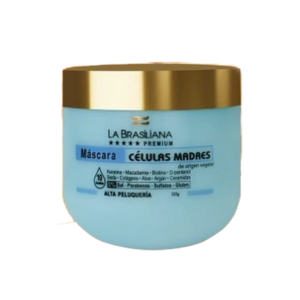 MASCARILLA CÉLULAS MADRE 335ml. Cabellos Maltratados o Tratados Químicamente - Línea Premium (LA BRASILIANA)