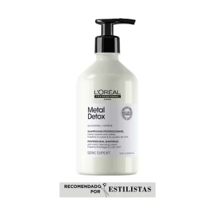 Shampoo neutralizante de metales Loreal Professionnel Metal Detox para todo tipo de cabello 500ml